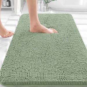 $33 OLANLY Bathroom Rugs 32x20, Extra Soft Absorbent Chenille Bath Rugs