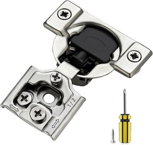 $54 Ravinte 12 Inch Overlay Soft Close Hinge Kitchen Cabinet Hinges 50 Pack