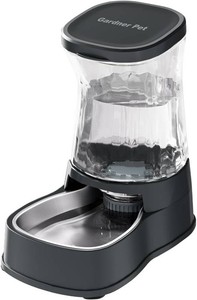 $30 Automatic Dog Water Dispenser, Stainless Steel Bowls Feeder, 100% BPA-Free