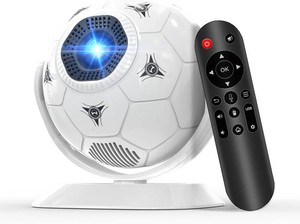 $42 Magcubic 2026 Football-Themed Mini Projector, 4K Support Android 14 HY300F