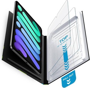 $22 Mothca 2 Pack Matte Glass Screen Protector for iPad Mini 7 (A17 Pro) 2024 & Mini 6 2021 8.3 Inch with Quick Installation Tray, Anti-Glare & Anti-Fingerprint Tempered Glass for iPad Mini 7th & 6th Gen