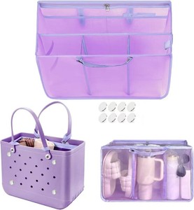 $22 XYFuuee Beach Bag Organizer Insert Divider for X Large Bogg Bag Accessories