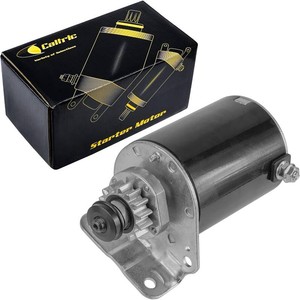 $43 Caltric Starter Compatible With John Deere D100 D105 D110 D120 100 Series Tractor 17.5Hp 19Hp 21Hp  14 Teeth Improved Steel Gear