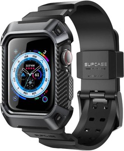 $22 SUPCASE for Apple Watch 987654SE Case with Band 44mm45mm Black