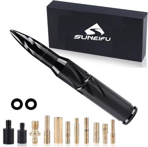 Car Antenna, Short Stubby Bullet Style Mast Replacement