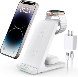 $26 3 in 1 Fast Wireless Charging Station for Multiple Apple Devices