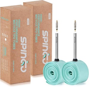 $25 2-Pack SPINGO TPU Inner Tube 700C with Aluminum Alloy Valve