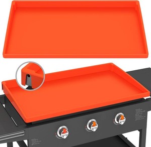 $28 Silicone Griddle Mat Cover for Blackstone - 28 Inch True All-Encompassing Coverage Heavy Duty Food Grade Grill Buddy Mat, All Season Cooking Surface Protective Cover