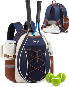 $36 Sucipi Tennis Bag, Quilted Tennis Bag for Women, Tennis Racket Backpack Bag