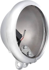 $22 SKTYANTS 5 34 5.75 Inch Led Headlight Housing bucket Trim Ring for Motorcycle (Chrome)