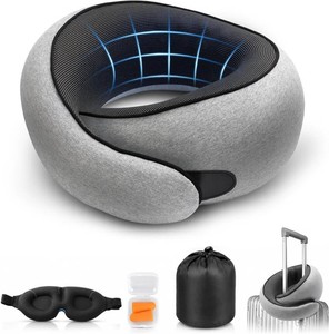 $38 Purroch G-Shape Memory Foam Travel Pillow, Neck Pillow