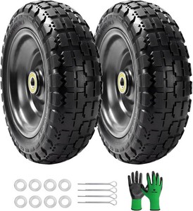 $30 Parts Camp Replace Gorilla Cart Wheels 10 Flat-free Solid Tire and Wheel