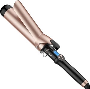 $27 IKV 2 inch Curling Iron Extra Large,Long Barrel Curling Wand for Long Hair