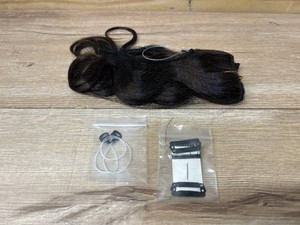 $52 Rich Choices Halo Hair Extensions Real Human Hair Short Remy Hairs Halo Extension for Women Halo Extension for Short Hairs Invisible Wire One Piece Clip in Hairpiece 12 Inch Wavy-#2R Dark Brown