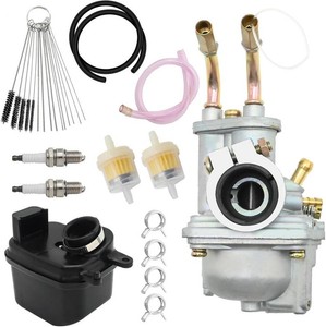 $31 Anxingo PW50 Carburetor with Air Filter Fuel Filter Replacement for Yamaha PW50 Y- Zinger YT60L YT60 TRI-ZINGER 1984-1985