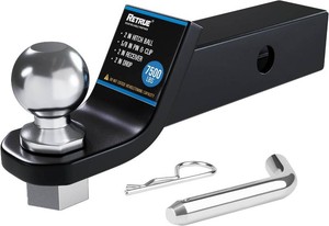 $22 RETRUE 2 Inch Trailer Hitch Ball Mount, 7500lbs, 2 Inch Drop