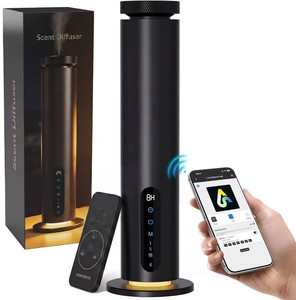 $90 Waterless Essential Oil Diffuser, 2000 Sq.Ft, Smart App & Remote Control