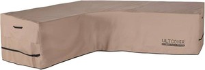 $60 ULTCOVER Waterproof Patio 6-Seater L-Shaped Left Facing Sofa Cover-85110(W)x32(D)x30(H)