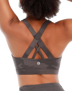 $24 RUNNING GIRL Sports Bras for Women,Padded Strappy Sports Bras Criss-Cross Back Medium Support Sports Bras with Removable Cups Size Medium