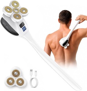 $57 Electric Back Shaver for Men with Long Handle, Works for Shaving Leg Hair