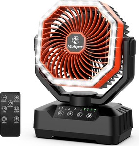 $40 20000mAh Rechargeable Camping Fan, Up to 70H Runtime, Camping Essentials