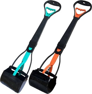 $29 ienjoyed 2-Piece Pooper Scooper for Large Medium & Small Dogs Heavy Duty,Long Handled Dog Poop Scooper for Grass,Durable Dog Poop Pick Up Tool