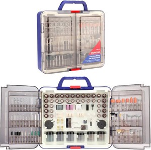 $25 WORKPRO 476PCS Rotary Tool Accessories Kit, 18 Shank Rotary Tool Bits