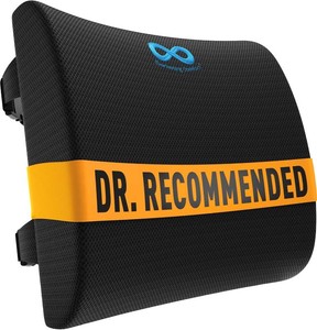 $40 Everlasting Comfort The Original Lumbar Support Pillow for Office Chair - Improves Posture, Promotes Back Pain Relief - Superior Back Support for Gaming and Desk Chairs - Lumbar Pillow for Car, Couch