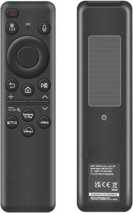 $30 Rechargeable Voice Remote for Samsung Smart TVs, Replacement for 2019 2026 Samsung TV Remote Control. USB-C & Solar Charging. Voice Search. 2-Year Warranty.