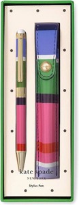 $30 kate spade new york Pen with Case, Sunny Day Stripe
