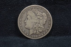 1898-S US Morgan Silver Dollar Coin