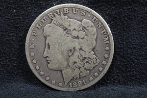 1881-P US Morgan Silver Dollar Coin