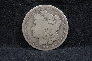 1891-O US Morgan Silver Dollar Coin
