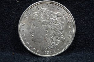 1921-P US Morgan Silver Dollar Coin