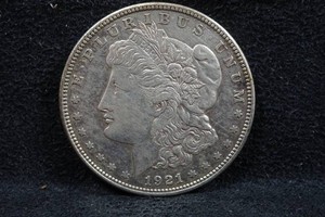 1921-S US Morgan Silver Dollar Coin
