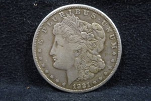 1921-S US Morgan Silver Dollar Coin