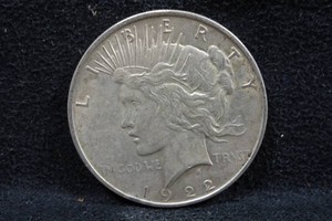 1922-P US Peace Silver Dollar Coin