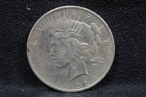 1922-P US Peace Silver Dollar Coin