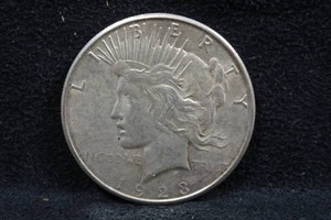 1923-S US Peace Silver Dollar Coin