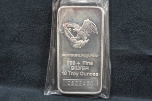 Engelhard 10 Troy Ounce Silver Bar
