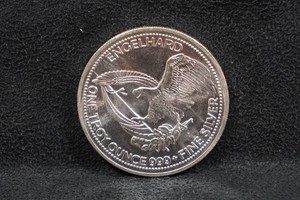 1985 Engelhard American Prospector One Troy Ounce Silver Coin