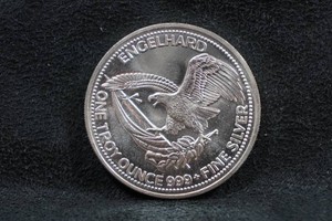 1987 Engelhard American Prospector One Troy Ounce Silver Coin