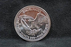 1986 Engelhard American Prospector One Troy Ounce Silver Coin