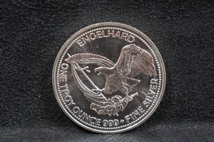 1987 Engelhard American Prospector One Troy Ounce Silver Coin