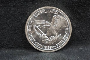 1985 Engelhard American Prospector One Troy Ounce Silver Coin