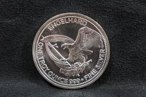 1985 Engelhard American Prospector One Troy Ounce Silver Coin