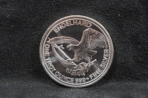 1986 Engelhard American Prospector One Troy Ounce Silver Coin