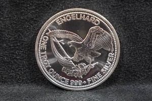 1986 Engelhard American Prospector One Troy Ounce Silver Coin