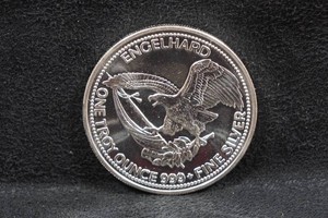 1986 Engelhard American Prospector One Troy Ounce Silver Coin