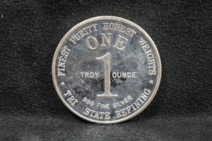Tri-State Refining One Troy Ounce Silver Coin